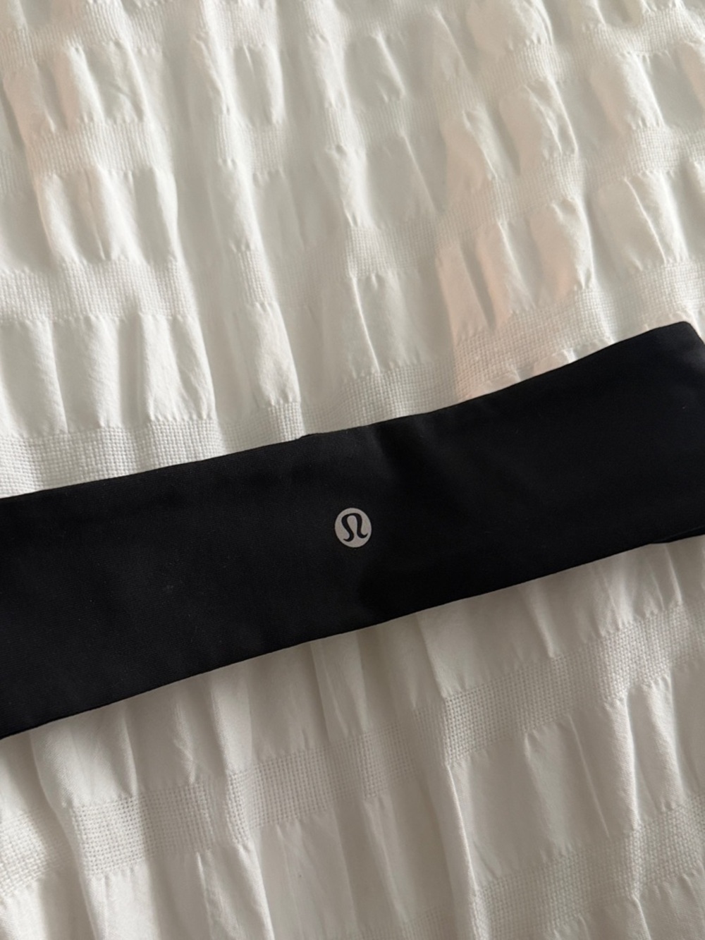lululemon athletica Black Logo Headband